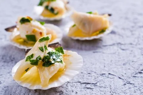 Appetizer of squid Stock Photos