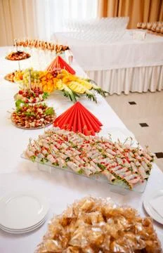 Appetizer on the table Foto stock