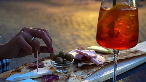 Appetizer table Stock Photos