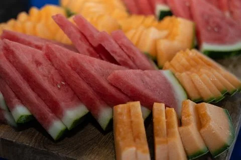 Appetizers on the buffet table. Stock Photos