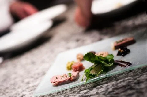 Appetizers ready to serve Stock Photos