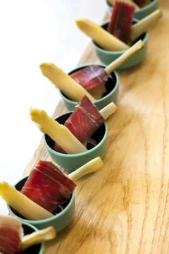 Appetizers on the table of a restaurant Stock Photos