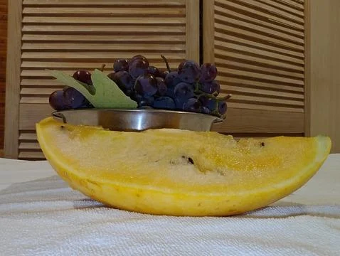 Appetizing bright fruits on the table Stock Photos
