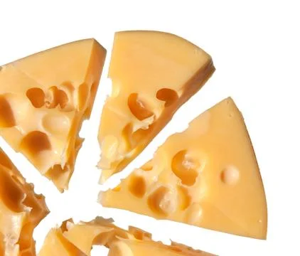 Appetizing cheese Foto stock