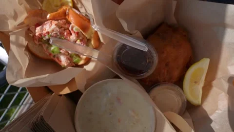 Appetizing Fast Food Delights Stock Footage 246717207