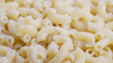 Appetizing pasta visuals, Tasty noodle images with shine, Scrumptious macaroni p Stock Footage 325647518