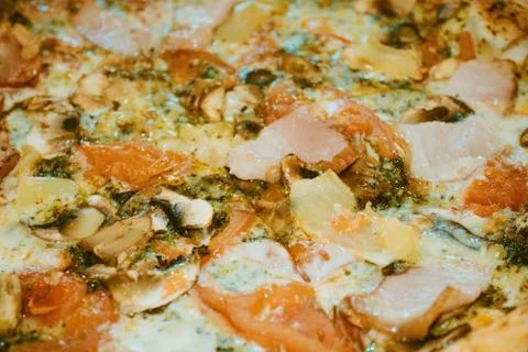 Appetizing pizza. Stock Photos