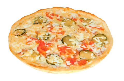 Appetizing pizza Stock Photos