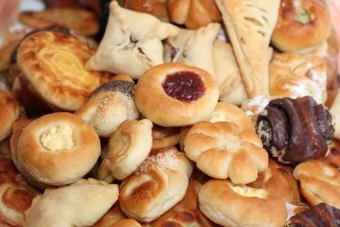 Appetizing rolls Stock Photos