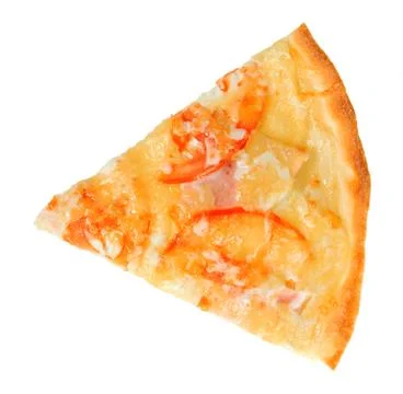 Appetizing slice of pizza Stock Photos