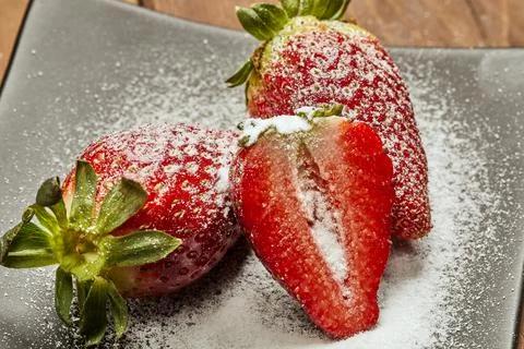 Appetizing strawberries1 Stock Photos