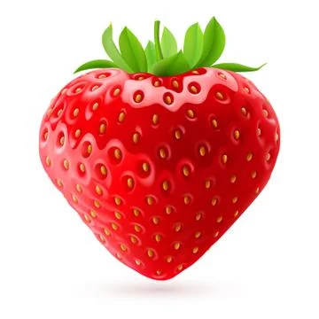 Appetizing strawberry Illustrazione stock