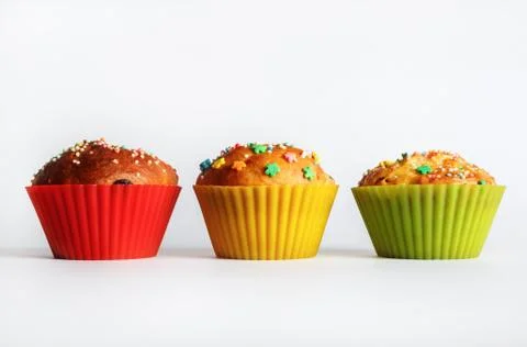 Appetizing sweet muffins Stock Photos