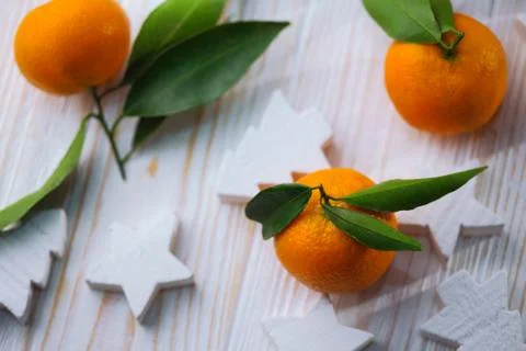 Appetizing tangerines close-up Stock-Fotos