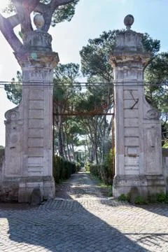 Via Appia Gate Stock Photos