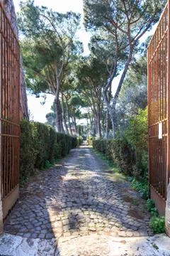 Via Appia Gate Stock Photos