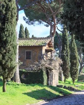 Via Appia House Stock Photos