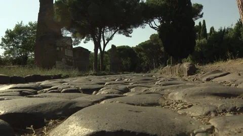 Via Appia, Rome, Italy Stock Footage 326504060