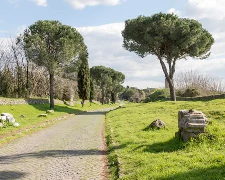The Appian Way Foto stock