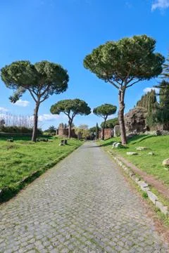 On the Appian Way Stock Photos