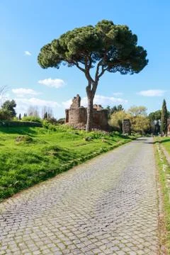 On the Appian Way Stock Photos