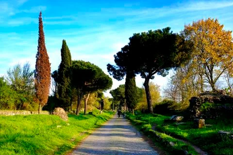 Appian way Stock Photos