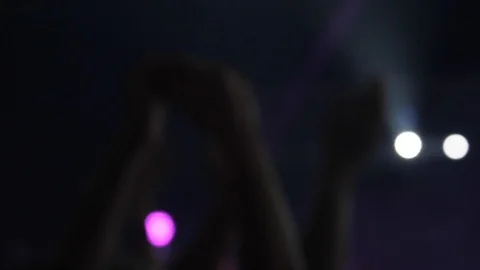 Applause at the concert Stock Footage 92672956