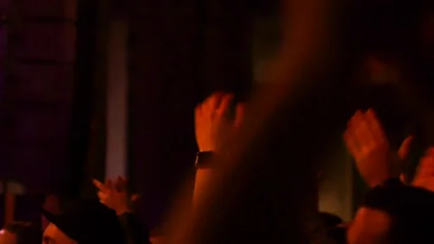 Applause at a concert Stock Footage 135833422