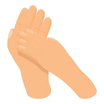 Applause handclap icon cartoon vector. Hand clap Stock Illustration