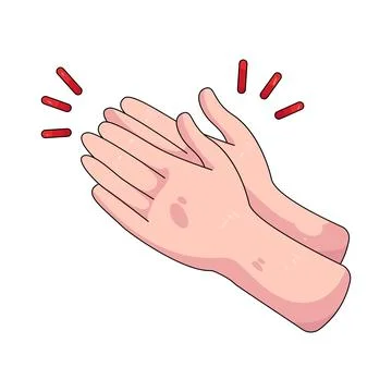 Applause hands Stock Illustration