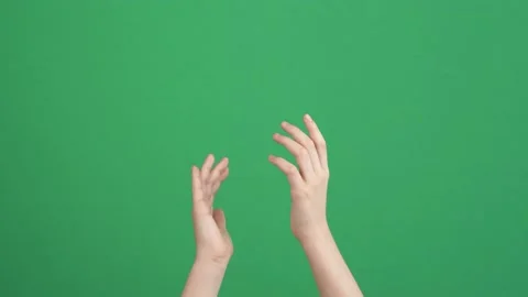Applause. Kid clapping hands, applauding on green screen chrome key background Stock Footage 151170423