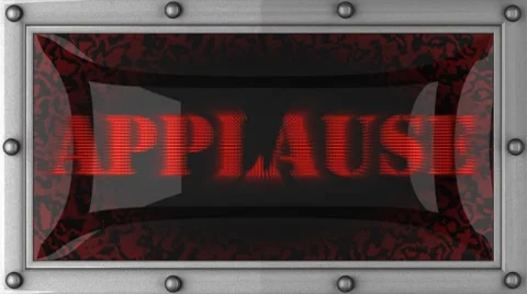 Applause on led 動画素材 8665195