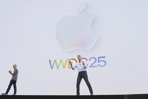 Apple 2025 World Wide Developers Conference, Cupertino, USA - 09 Jun 2025 Foto stock