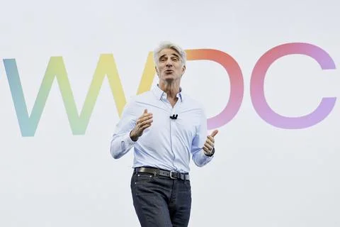 Apple 2025 World Wide Developers Conference, Cupertino, USA - 09 Jun 2025 Foto stock