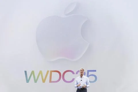 Apple 2025 World Wide Developers Conference, Cupertino, USA - 09 Jun 2025 Foto stock