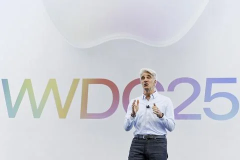 Apple 2025 World Wide Developers Conference, Cupertino, USA - 09 Jun 2025 Foto stock