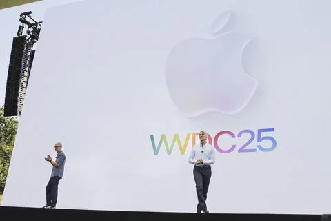 Apple 2025 World Wide Developers Conference, Cupertino, USA - 09 Jun 2025 Foto stock