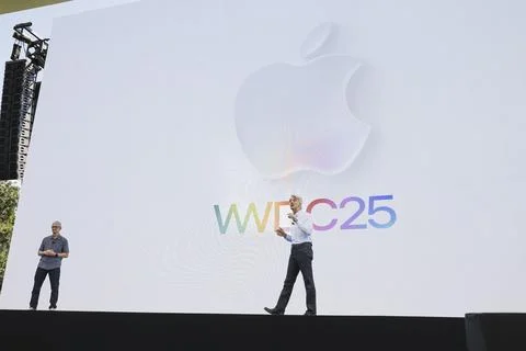 Apple 2025 World Wide Developers Conference, Cupertino, USA - 09 Jun 2025 Foto stock