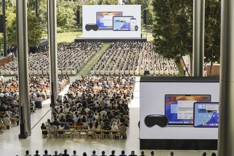 Apple 2025 World Wide Developers Conference, Cupertino, USA - 09 Jun 2025 Foto stock