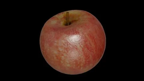 Apple 3d Stock Illustration