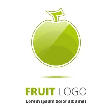 Apple. Abstract image as a logo Stock Illustration