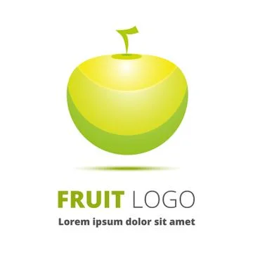 Apple. Abstract image as a logo Stock Illustration