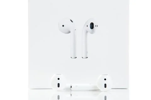 Apple airpods Stock Photos
