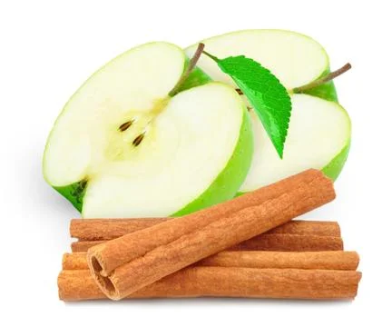 Apple and cinnamon Stock Photos