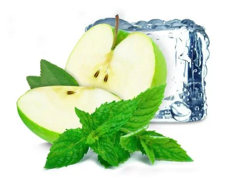 Apple and ice Stock Photos