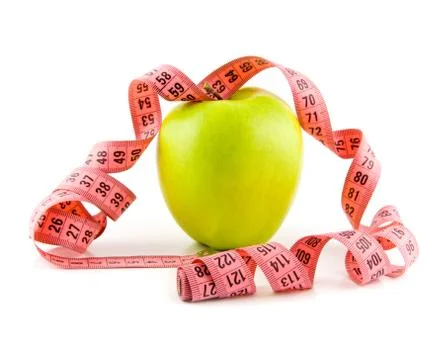 Apple and meter Stock Photos