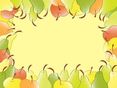 Apple and pear card. vector apple and pear card. vector Copyright: xZoonar... Stock Photos