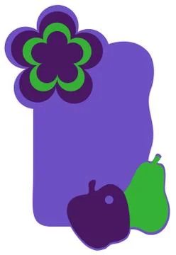Apple and Pear Stock-Illustration