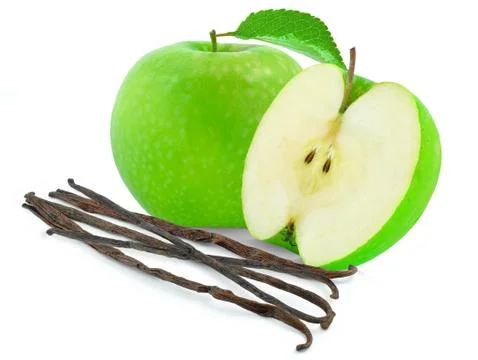 Apple and vanilla Stock Photos