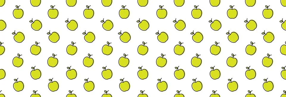 Apple background. Illustrazione stock